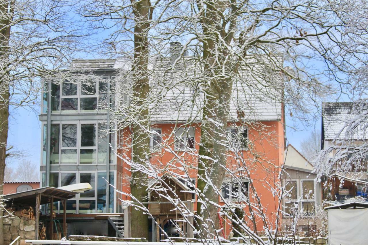 Appartment Doellinger Messe Fraenkisches Seenland ชวาบาค ภายนอก รูปภาพ